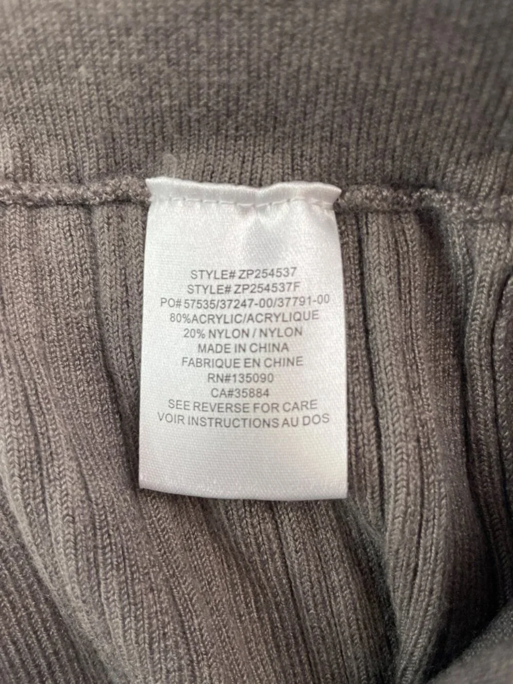 Z Supply Du Monde Pants Burnt Ash Heather Women's Sz Medium MSRP$110 NWT - Picture 8 of 8